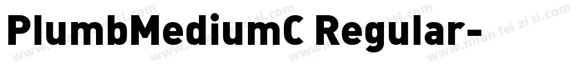 PlumbMediumC Regular字体转换